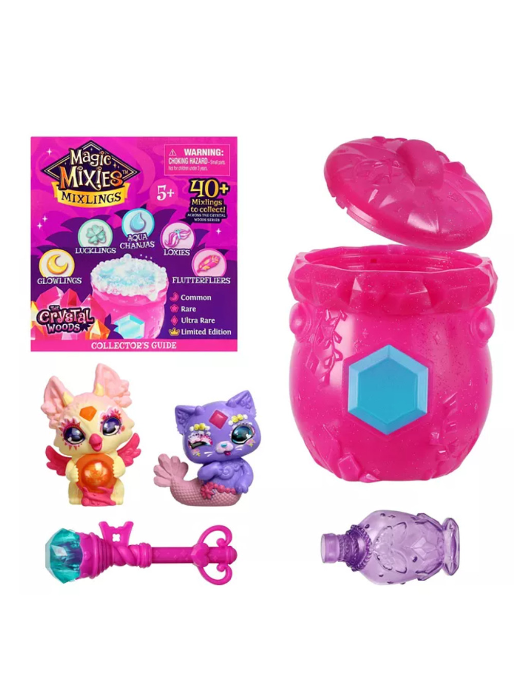 Magic Mixies Mixlings Fizz & Reveal 2 Pack Cauldron The Crystal Woods  NWT